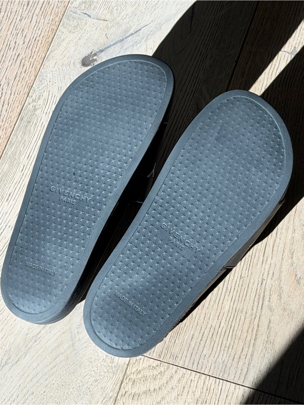 Givenchy Black Pool Slide Sandal with White Logo - Picture 8 of 9